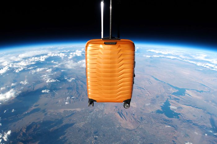 This Samsonite Suitcase Fell 130,000 Feet From Space With Zero Damage — and We Have Footage to Prove It